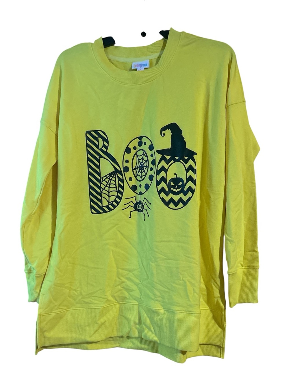 NWT LulaRoe Halloween “Boo” Long Sleeve Top | Size Small